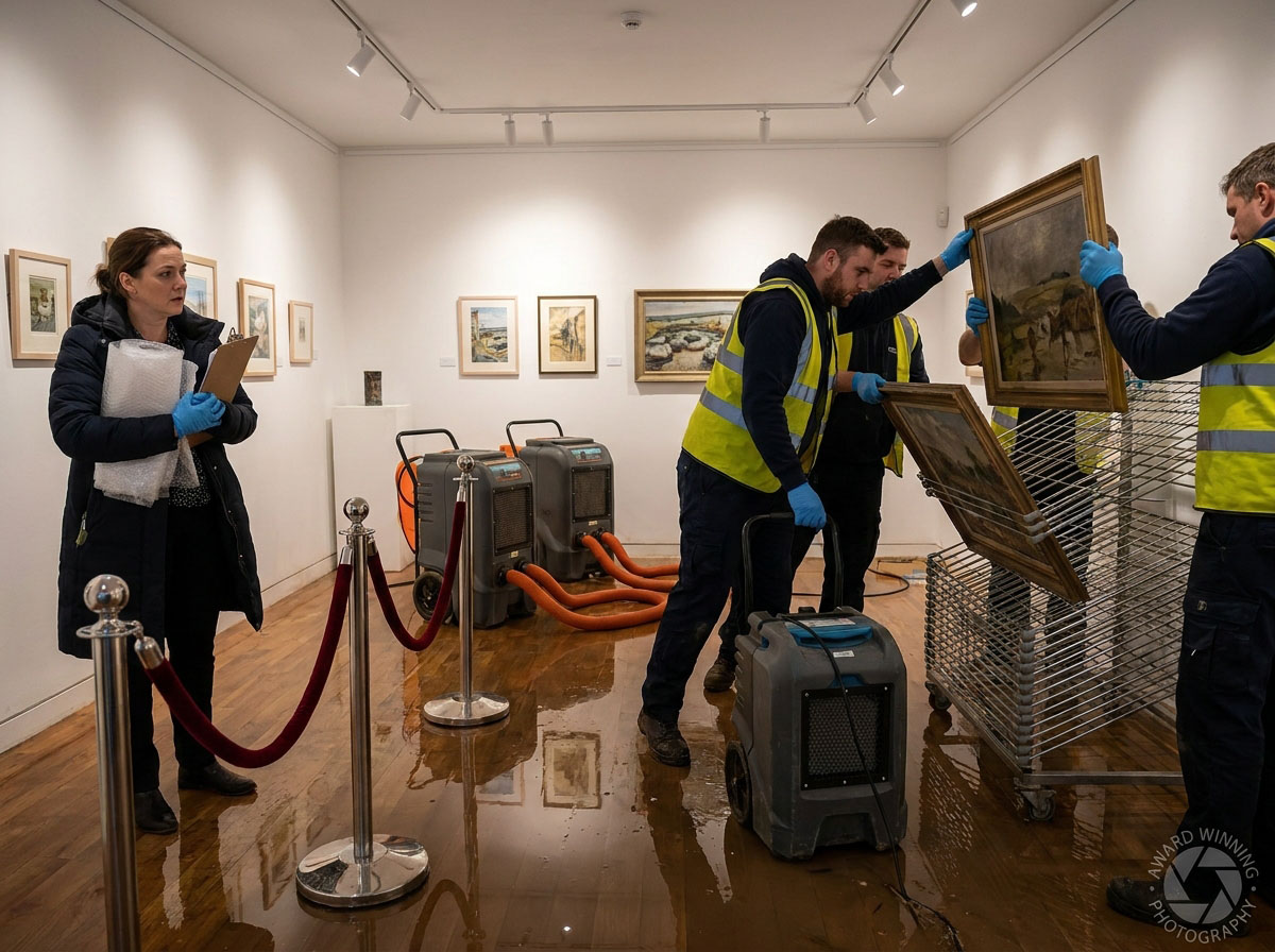 Flood Damage Restoration service photo